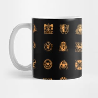 Skyrim Golden Pattern Large Mug